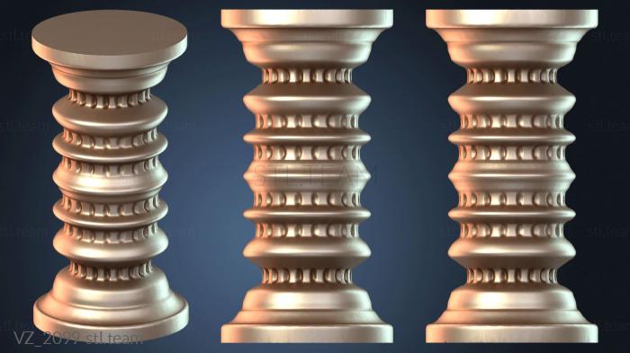 Вазы Необычная внутренняя колонна