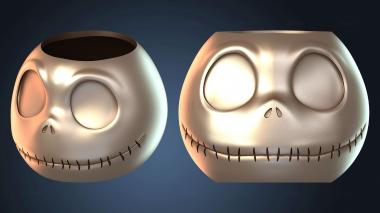3D модель Джек Скеллингтон Баскет А (STL)