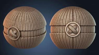 3D модель Вязаный покебол (STL)