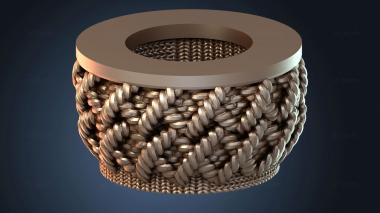 3D model Knitted Pokeball Stand (STL)