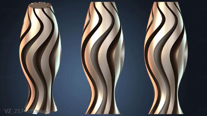 Вазы Лампа Синяя Ваза Гигант