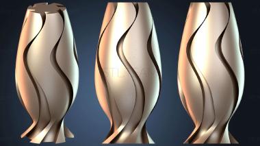 3D модель Лампа Золотая Волна (STL)