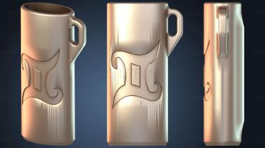 3D модель Магнитный чехол для ключей Gemini (STL)