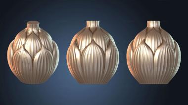 3D model Open Vase Blooming Mode Bold (STL)