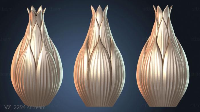 Вазы Открытая ваза, цветущая широко