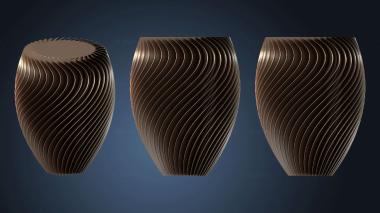 3D модель Параметрическая ваза Twist (STL)