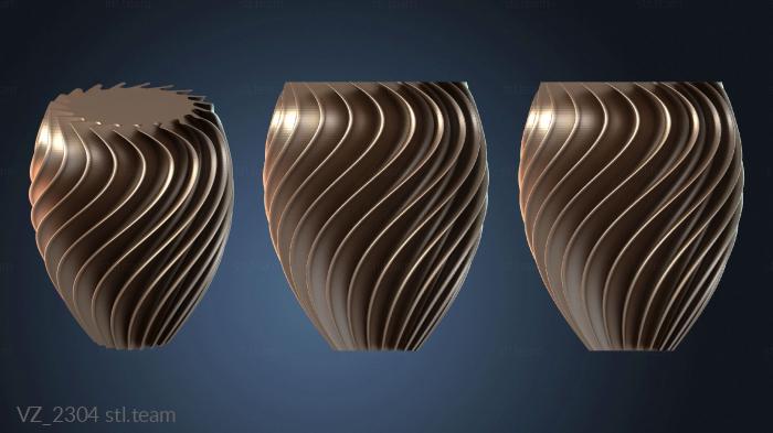 Вазы Параметрическая ваза Twist Spiral