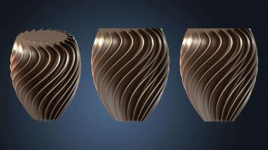 3D model Parametric Twist Vase Spiral (STL)