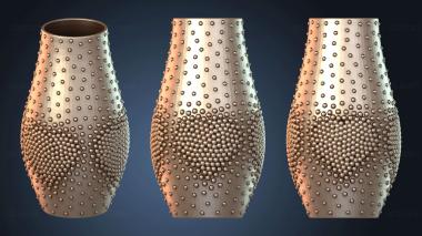 3D модель Ваза Pixel Heart Color (STL)