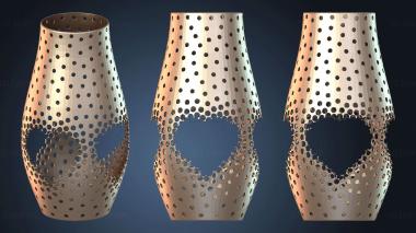 3D модель Ваза Pixel Heart Dual (STL)