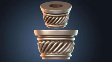 3D модель Горшки и горшок (STL)