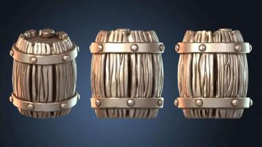 3D model Scarlet Crusade Barrel Small (STL)