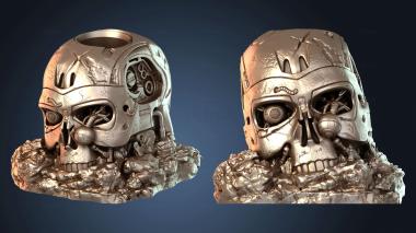 3D model Skull Planter Bowl (STL)