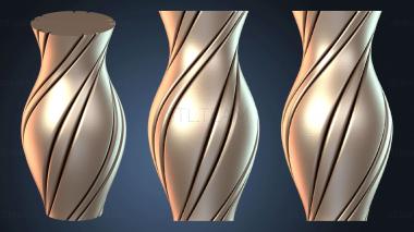 3D модель Спиральная ваза (STL)