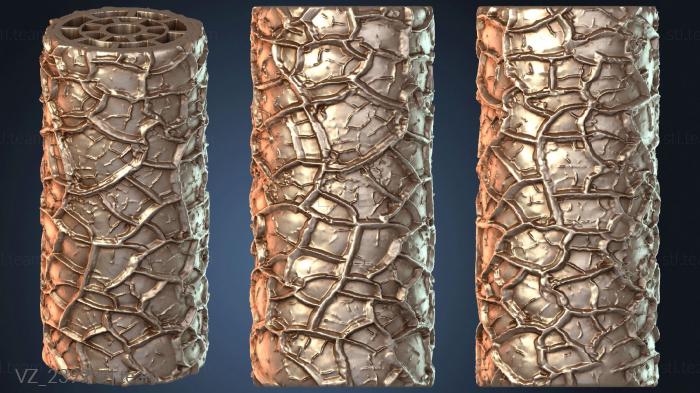 Вазы Текстурный валик с трещинами на земле