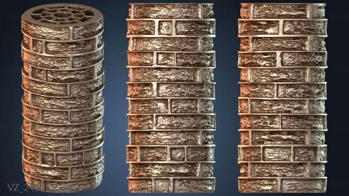 Вазы Текстурный валик для длинных кирпичей