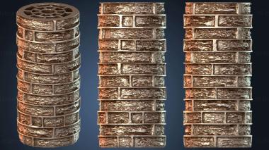 3D model Texture Roller Long Bricks (STL)