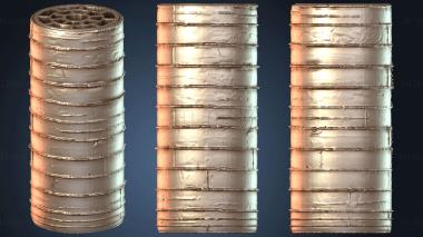 3D model Texture Roller Wooden Planks (STL)