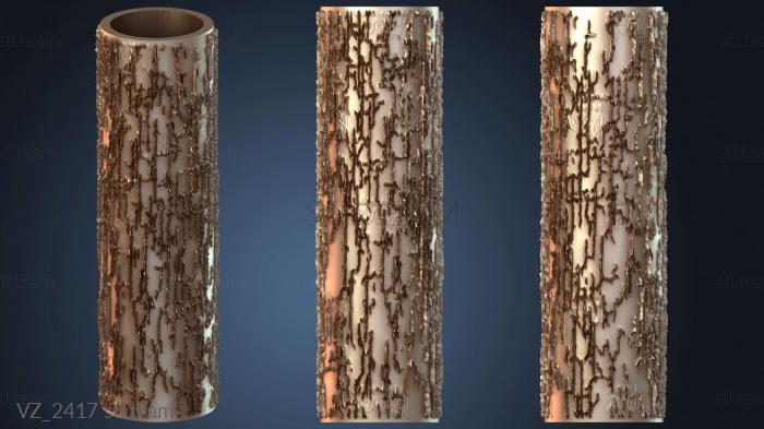 Вазы Трещины текстурного валика заостренные