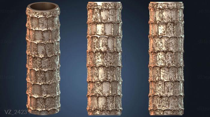 Вазы Текстурная рулонная черепица, большая