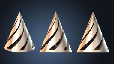 3D модель Деревья Спираль (STL)