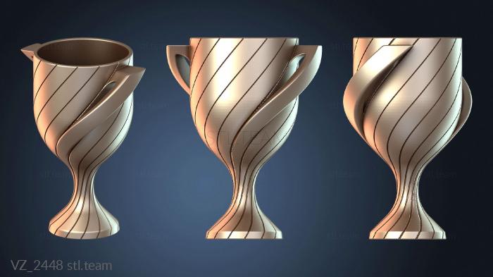 Вазы Компактный цветочный Twist Trophy Cup