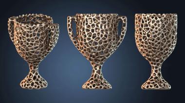 3D модель Трофейный кубок Флорал Вороной (STL)