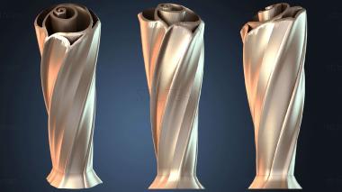 3D model Twisted Rose Vase (STL)