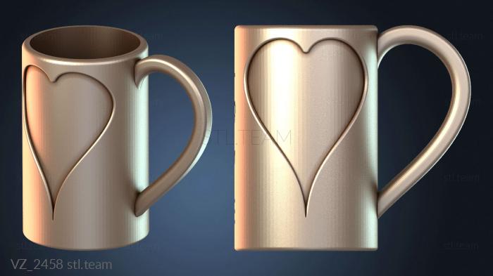 Вазы Кружка-баночка ко Дню святого Валентина