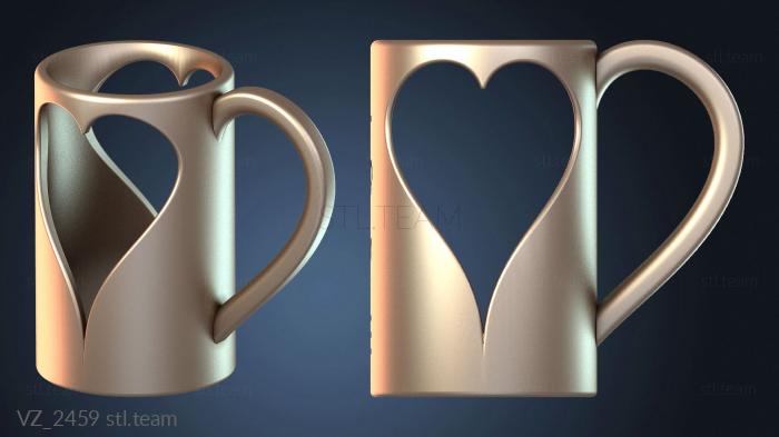 Вазы Кружка ко Дню святого Валентина с дыркой