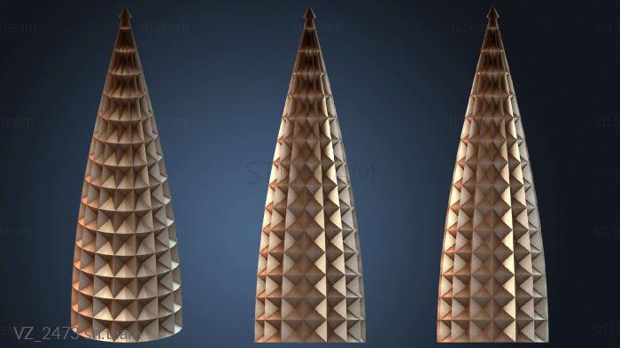 Вазы Ваза Конусообразная Закругленная