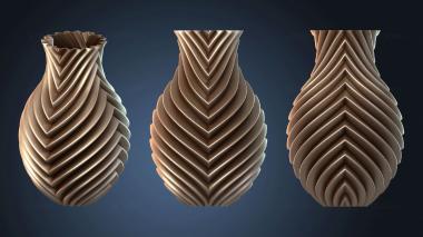 3D модель Ваза Крест Спираль (STL)