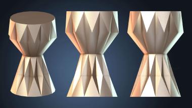 3D model Vase Cup Floral (STL)