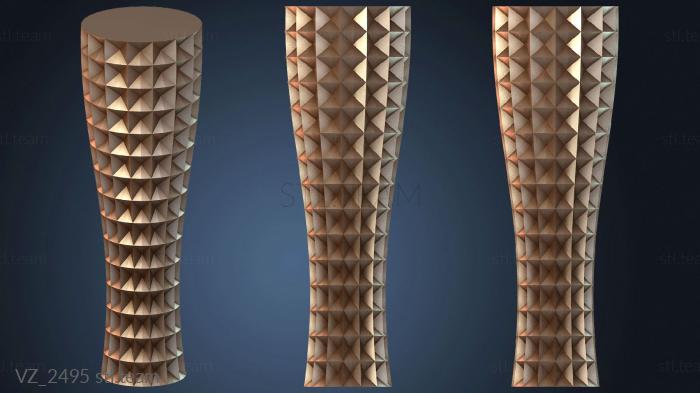 Вазы Ваза стеклянная прозрачная