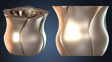 3D модель Ваза «Роза Блум» (STL)