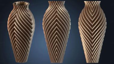 3D модель Ваза «Стройный крест» (STL)