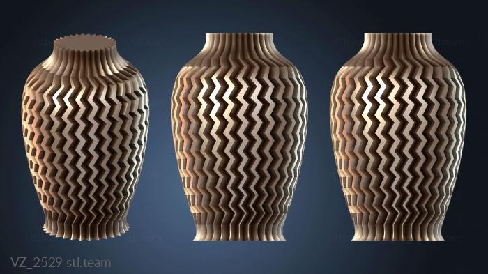 Вазы Ваза Зигзаг Тонкая