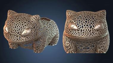 3D model Voronoi Bulbasaur (STL)
