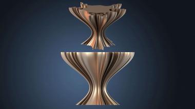 3D модель Матовая волнистая чашка (STL)