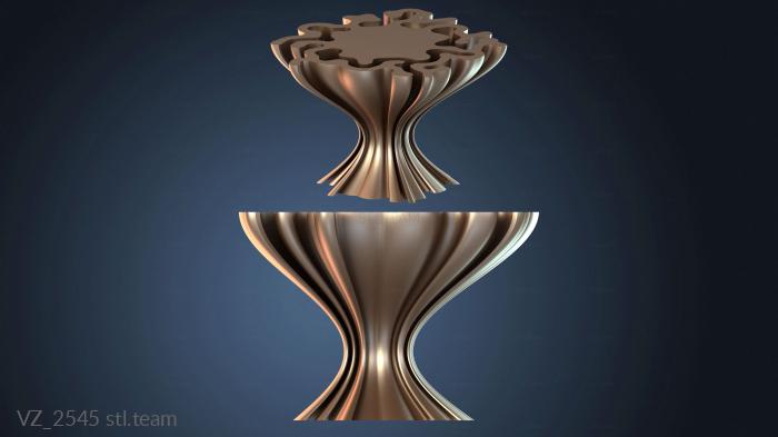 Вазы Мини-чашка с волнистой поверхностью