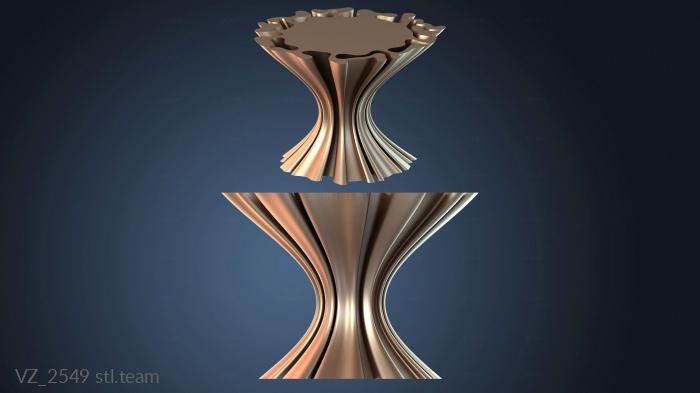 Вазы Волнистая чашка неправильной формы