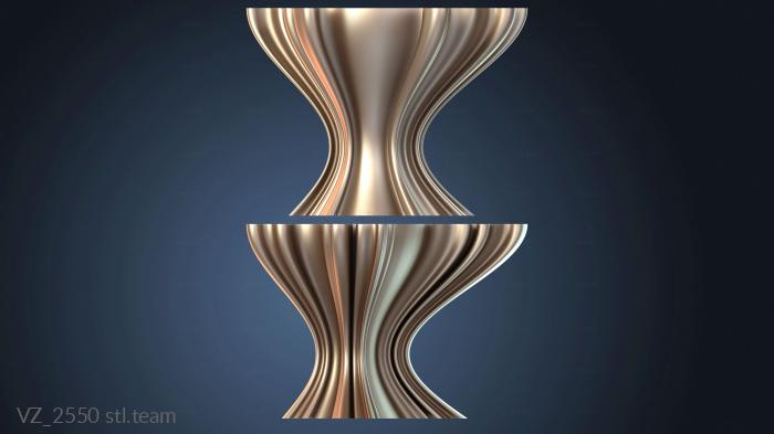 Вазы Волнистая чашка средняя