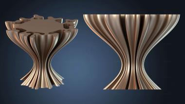 3D модель Волнистая чашка Ripple (STL)