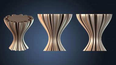 3D model Wavy Cup Twisted (STL)