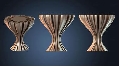 3D модель Волнистая чашка Xeno (STL)