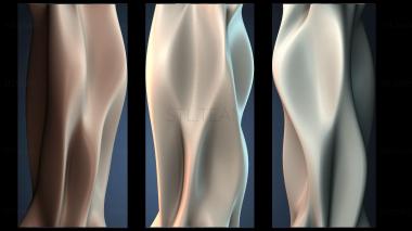 3D модель Криволинейная ваза (STL)