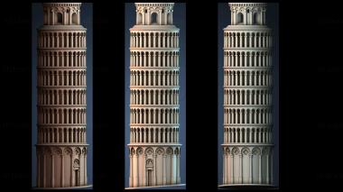 3D model Leaning Tower Model (STL)