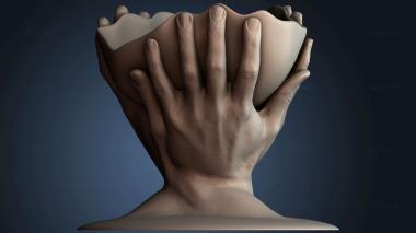3D model Vase -Hands (STL)