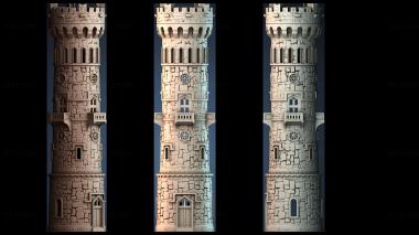 3D model Medieval Stone Tower (STL)