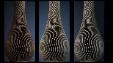 3D model Wave Vase (STL)